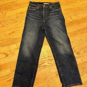 Levi’s High Rise Button Fly Jeans Sz 28